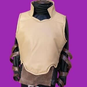 Desert Vanguard Armor Vest – Wild Wearable Tactical Cosplay Vest Desert Armor Vest for Cosplay Adjustable Tactical Vest Prop Cosplay Combat Gear