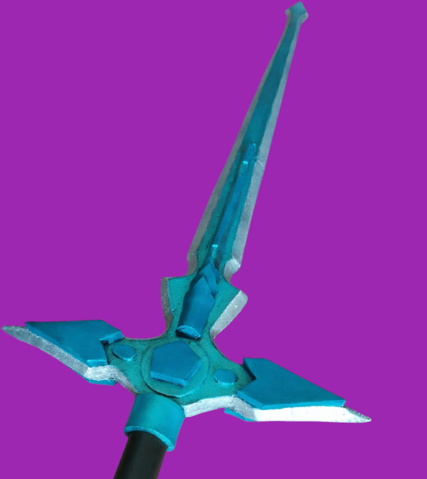 Blue Rose Sword – Wild Wearable Handmade Blue Rose Sword Cosplay Prop Blue Rose Sword Replica Blue Rose Sword from Sword Art Online Lightweight Blue Rose Sword Cosplay Weapon