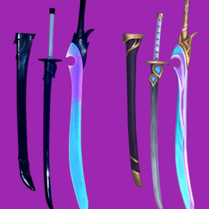 Spirit Blossom Yone – Wild Wearable Handmade Spirit Blossom Yone Cosplay Prop Lightweight Spirit Blossom Yone Replica Detailed Spirit Blossom Yone Weapon Spirit Blossom Yone League of Legends Prop