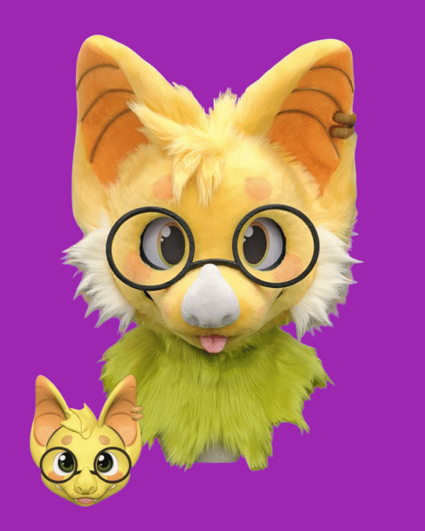 Yellow Wolf Fursuit