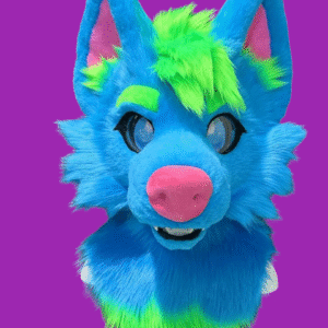Water Wolf Fursuit – Custom Handmade Furry Costume Handcrafted Water Wolf Cosplay Fursuit Water Wolf Fursuit with Vibrant Colors and Unique Design