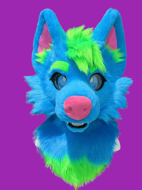 Water Wolf Fursuit – Custom Handmade Furry Costume Handcrafted Water Wolf Cosplay Fursuit Water Wolf Fursuit with Vibrant Colors and Unique Design