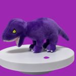 Purple T-Rex Dinosaur Plush