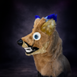 Anthropomorphic animal headpiece